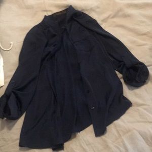 Navy blue blouse